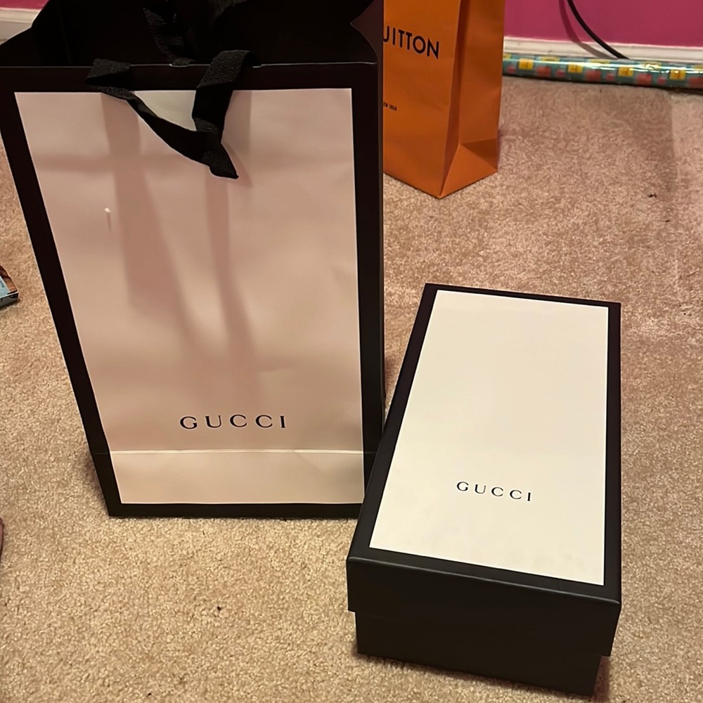 Authentic Gucci box and bag